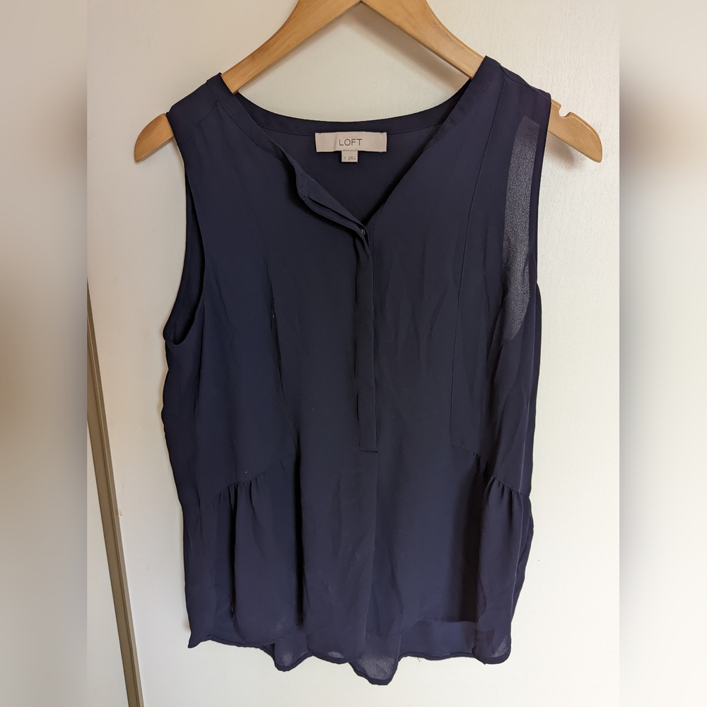 Loft Chiffon Workwear Tank